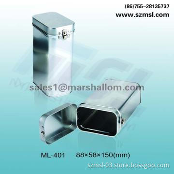 tin box with hinge, candy box, chocolate box, gift box